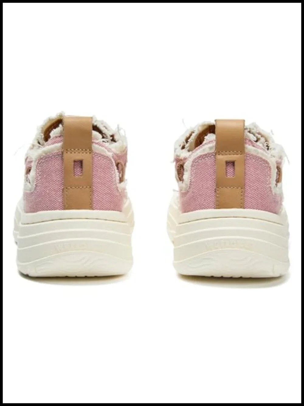 Retro Ribbon Lace-Up Sneakers with Memory Foam Insole